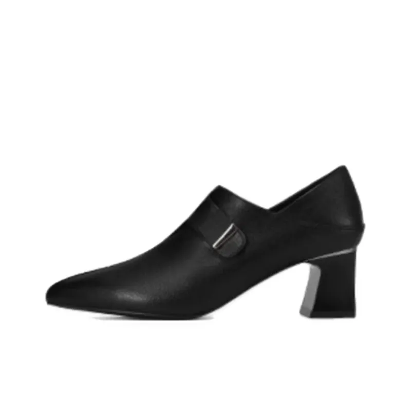 DAPHNE Chunky Heel High Heels 5.5cm Women's-0