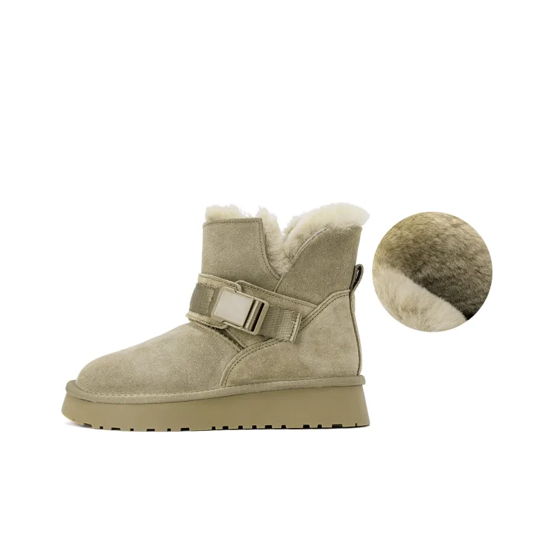 AOKANG 13cm Snow Boots 3.5cm Women's-1