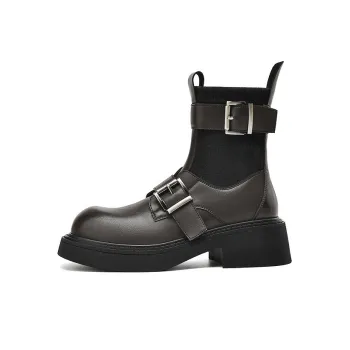 HLA Ankle Boots Women's Black/Brown Red