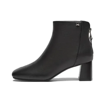 BASTO Ankle Boots Women's Black Fleece Lined/Khaki Fleece Lined/Black/Khaki