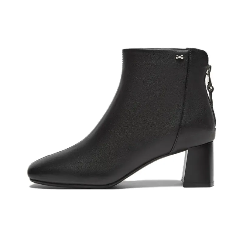 BASTO Ankle Boots Women's Black Fleece Lined/Khaki Fleece Lined/Black/Khaki-0