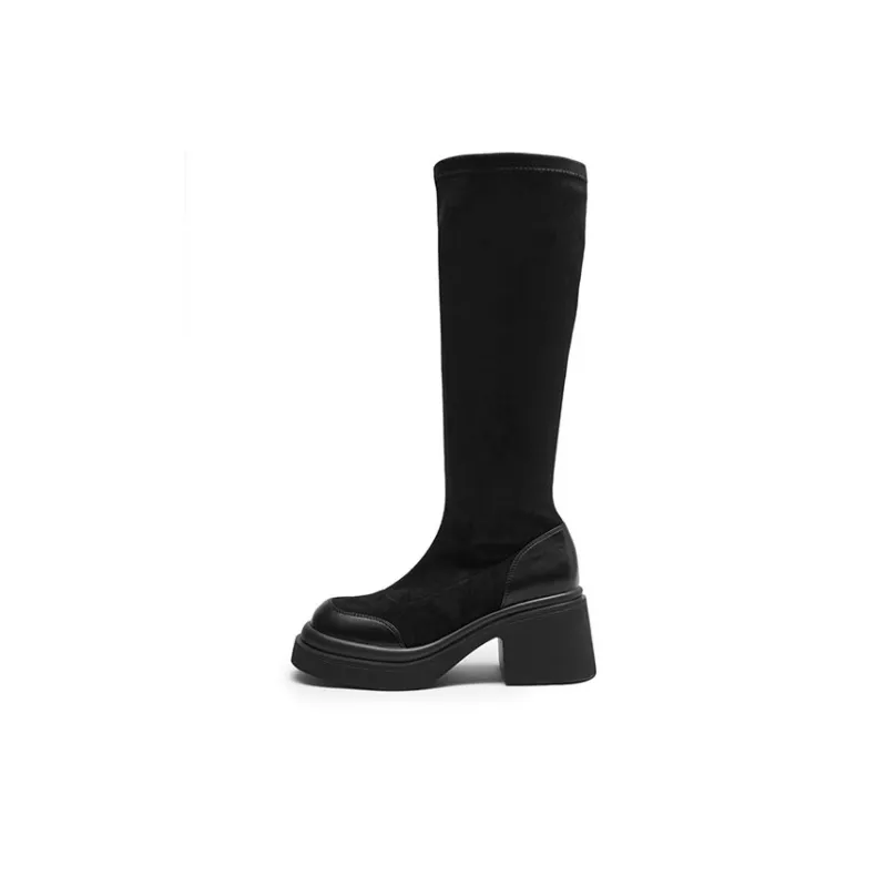 RED DRAGONFLY Knee high Boots 10CM Women's-0