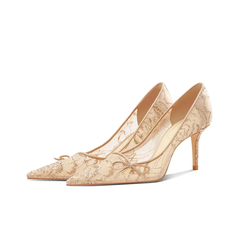 ROSE CASTLE High Heels Women's Gold-3