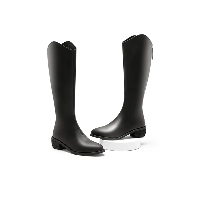C°BANNER Knee high Boots Women's Black-3