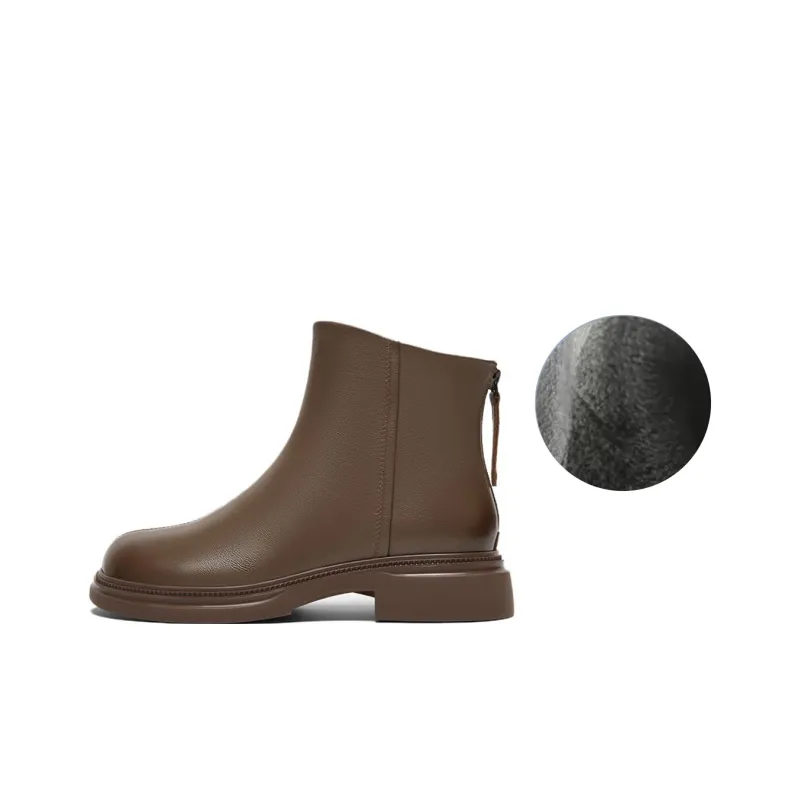 BASTO Ankle Boots Women's Solid Color-9