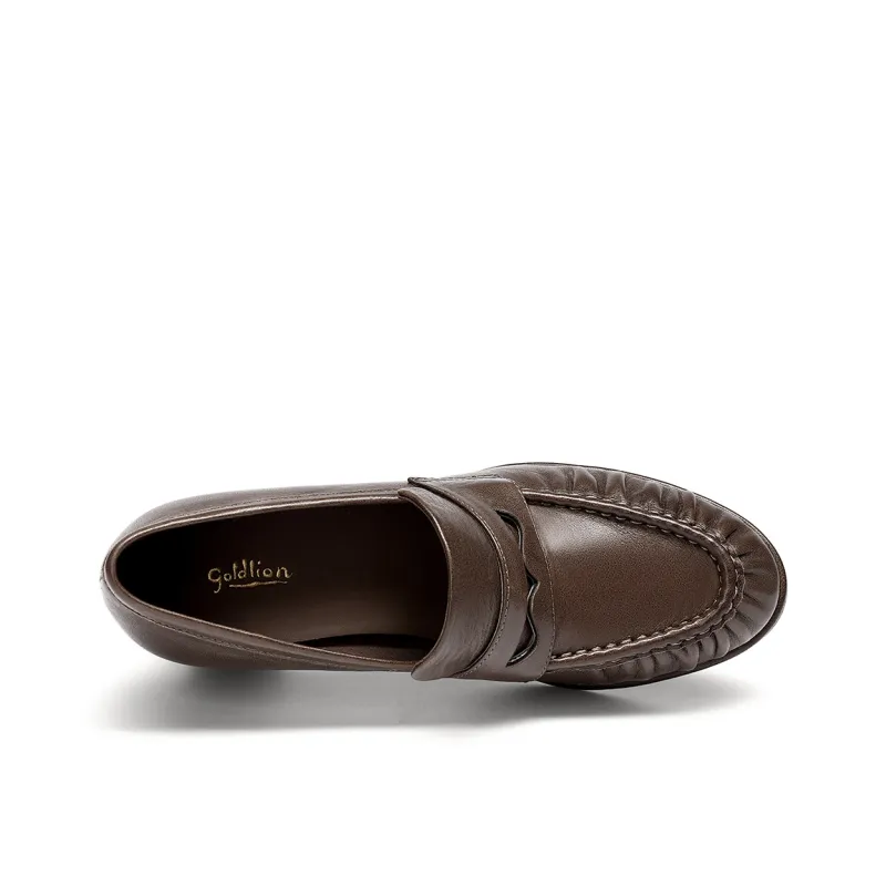GOLDLION High Heels Women's Khaki-7