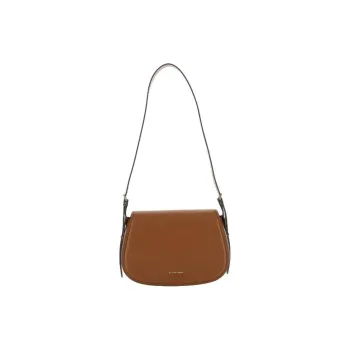 MICHAEL KORS Calfskin Shoulder Bag Women's Brown