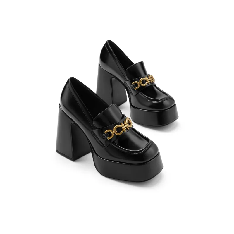 CHARLES&KEITH Chunky Heel High Heels 11.2cm Women's-2