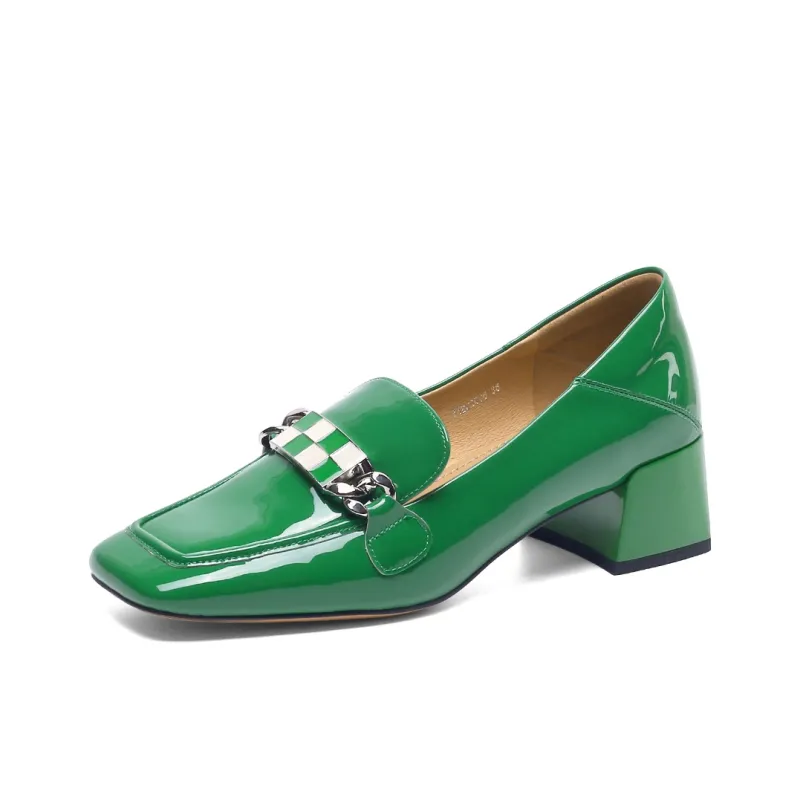 VEDULLAR Chunky Heel High Heels 4.5cm Women's-19