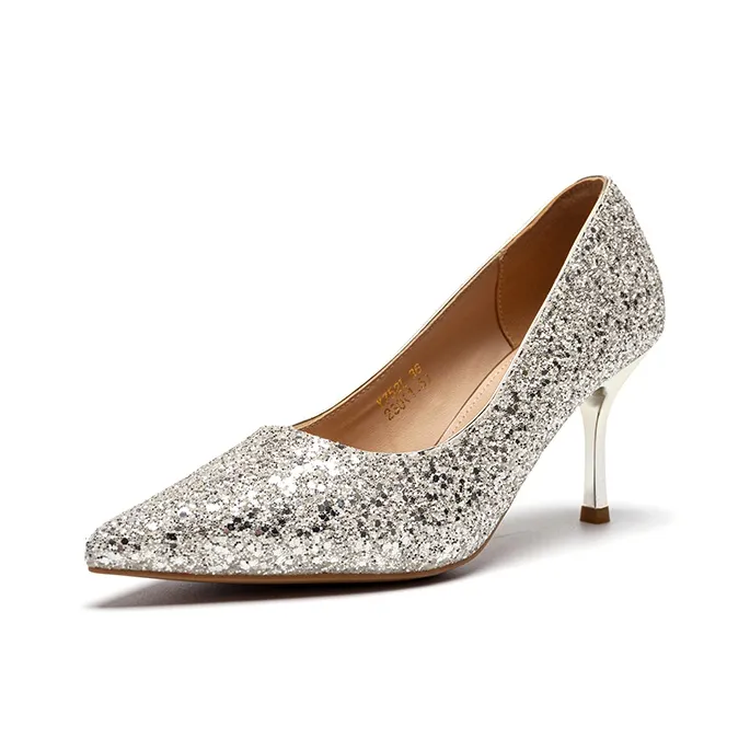ZHR Meteor Shower Series Slim Heel High Heels 7cm Women's-61