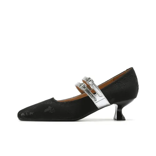 Zubumei Slim Heel High Heels 4CM Women's