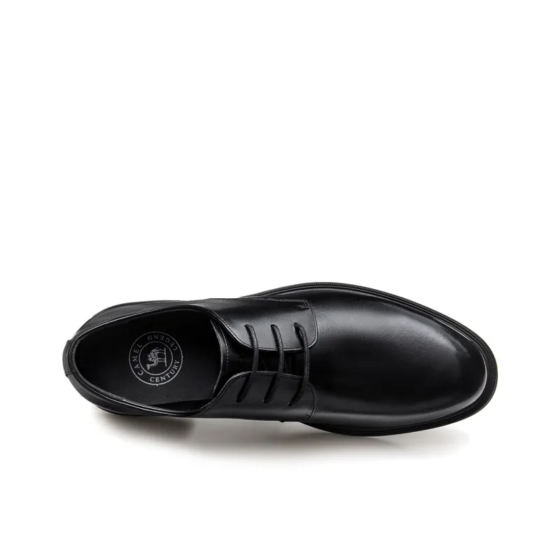 CAMEL Dress Shoes Men Low Top Black/Brown-3