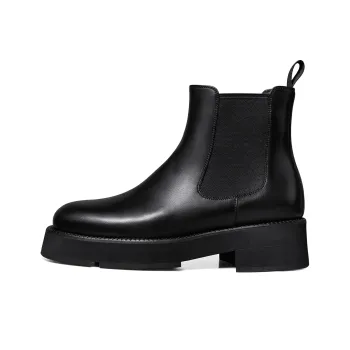 THOM WILLS Short Chelsea Boots Women's Black