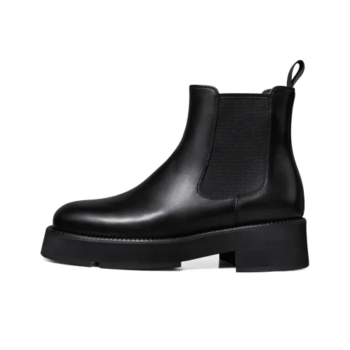 THOM WILLS Short Chelsea Boots Women's Black