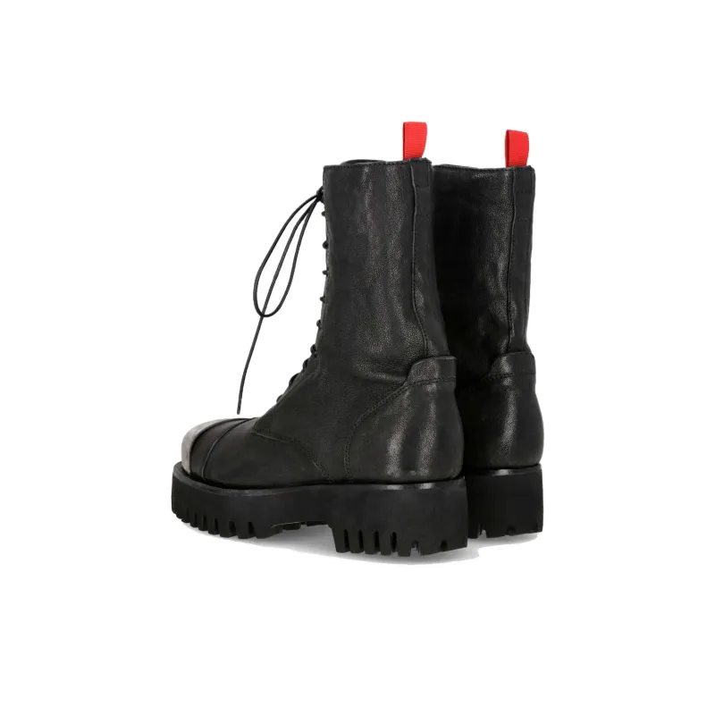 424 X Steel Toe Ankle Boots Unisex Black-3