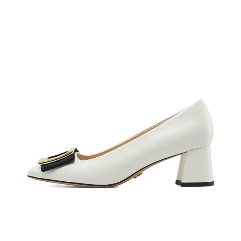 NINE WEST Chunky Heel High Heels 4.5cm Women's-5