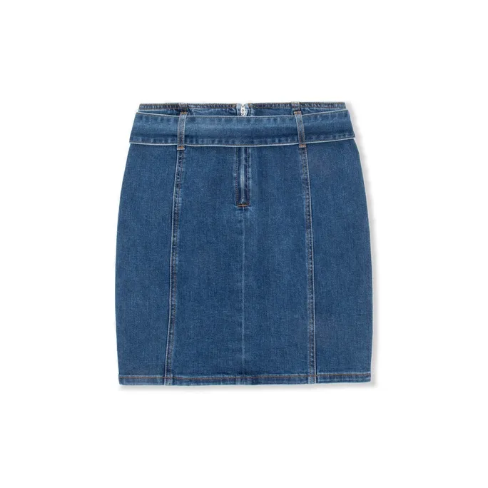 GUESS Denim Short Skirts Women's Dark Blue-1