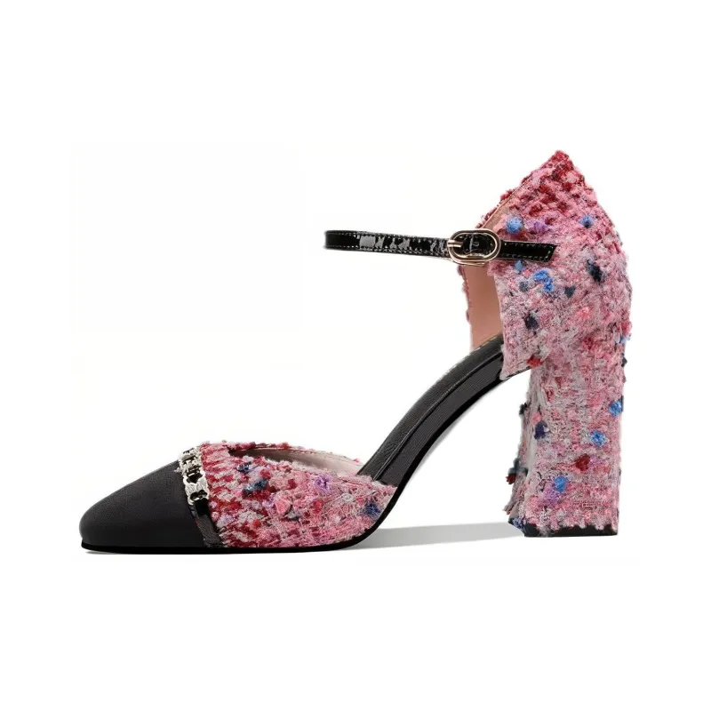Princess & Isabel Chunky Heel High Heels 8.5cm Women's-0