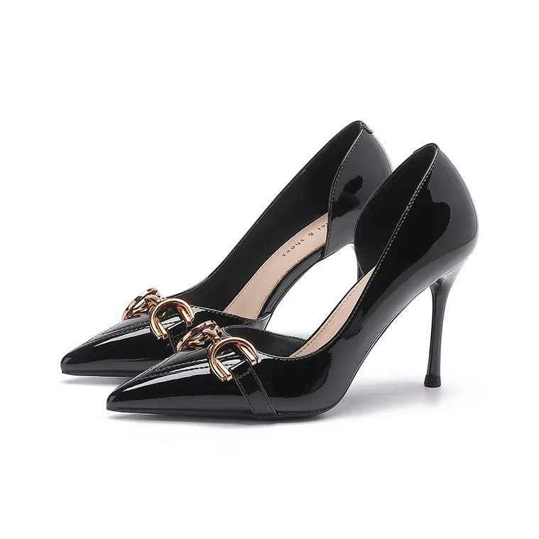 Zubumei Slim Heel High Heels 9cm Women's-1