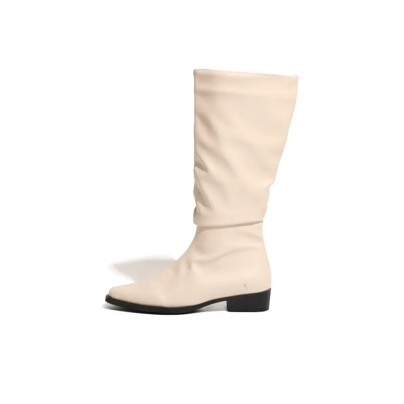LXVB Slouch Boots Knee-high Boots 3cm Women's-31