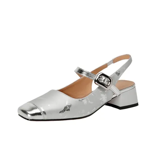 SIFEIRO Block Heel High Heels 4cm Women's