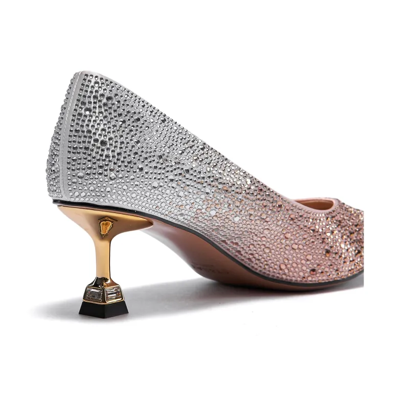 ST&SAT Wedding Shoes For Couples Slim Heel High Heels 5.5cm Women's-3