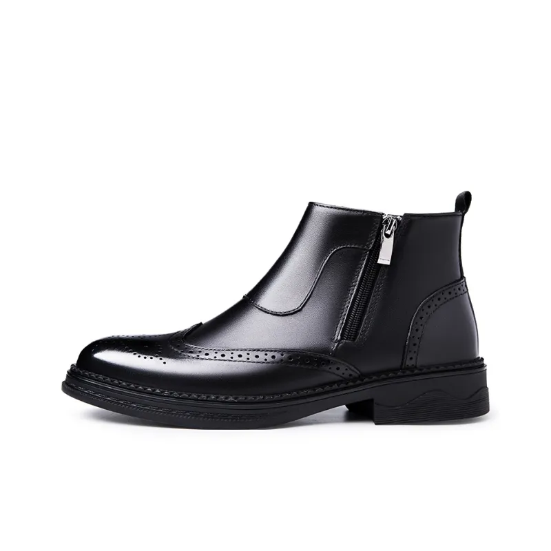 Abango Ankle Boots Men Black-3