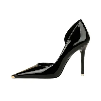 BIGTREE High Heels Women's Black/White/Red/Beige