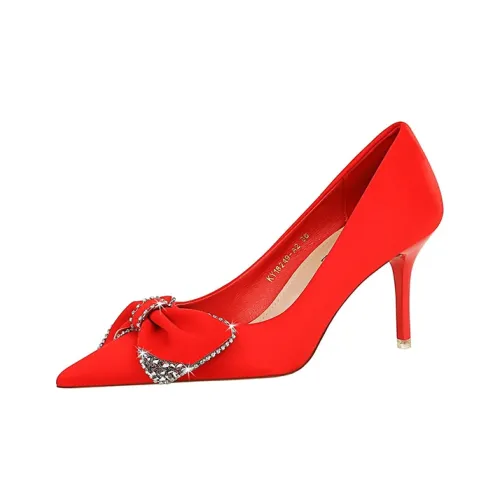 BIGTREE Slim Heel High Heels 7.5cm Women's