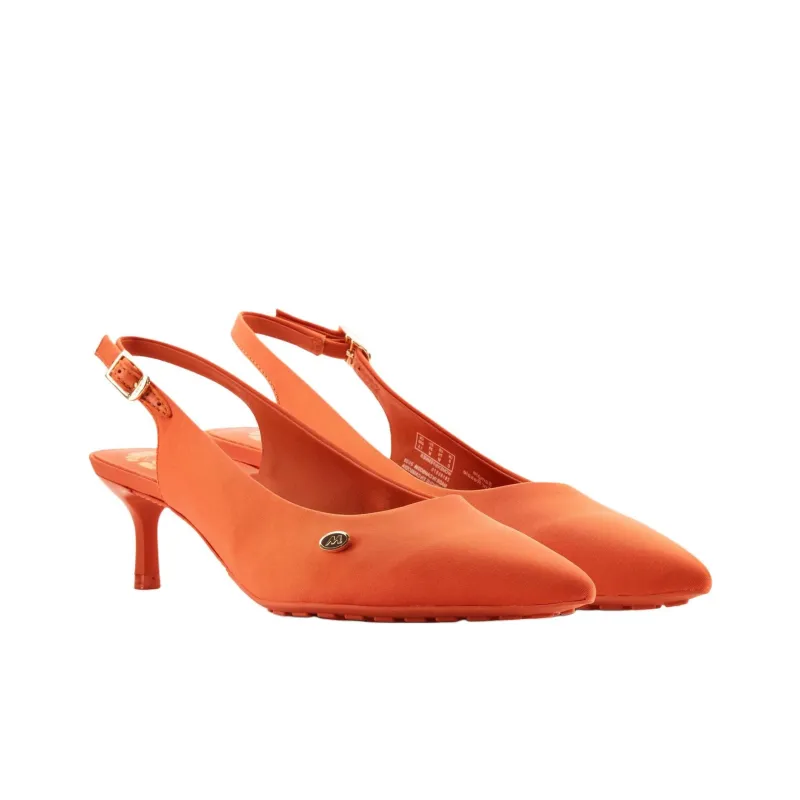 Martine Rose x Clarks Sling 2 Slim Heel High Heels 6cm Women's Orange-2