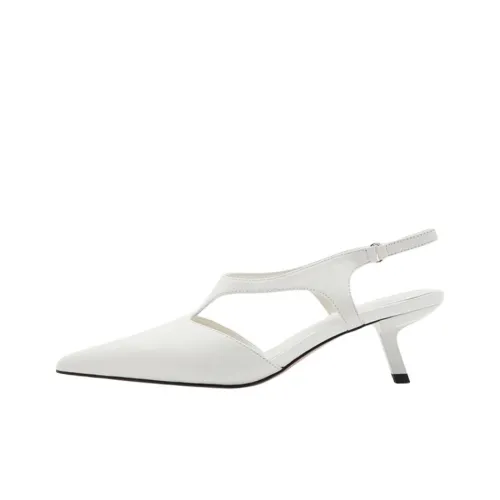 CINDY C ERIC Slim Heel High Heels 5.5cm Women's White