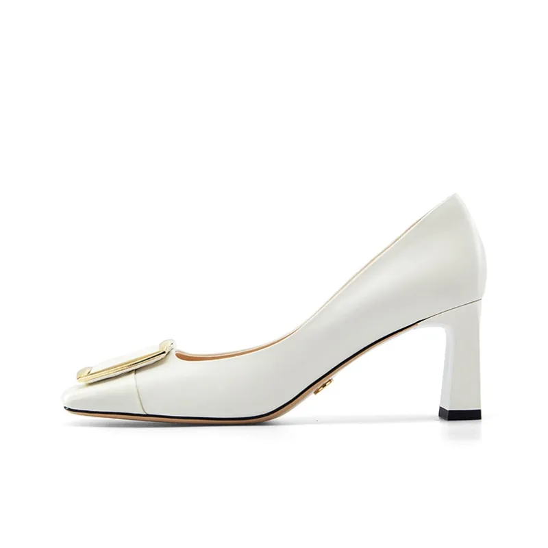 NINE WEST Chunky Heel High Heels 7cm Women's-5