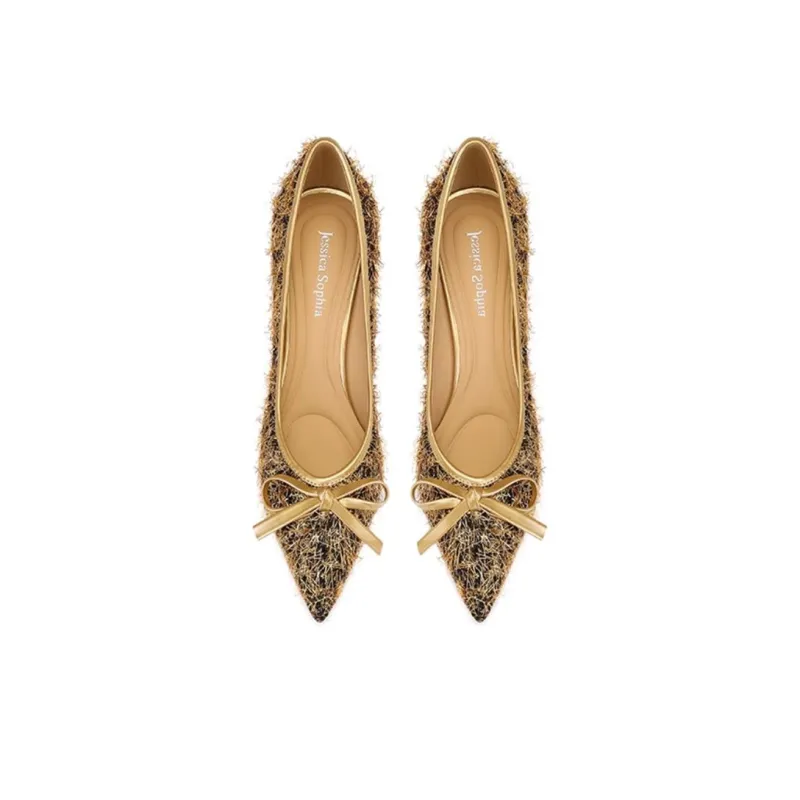 JESSICA SOPHIA Chanel Inspired Slim Heel High Heels 7cm Women's-6