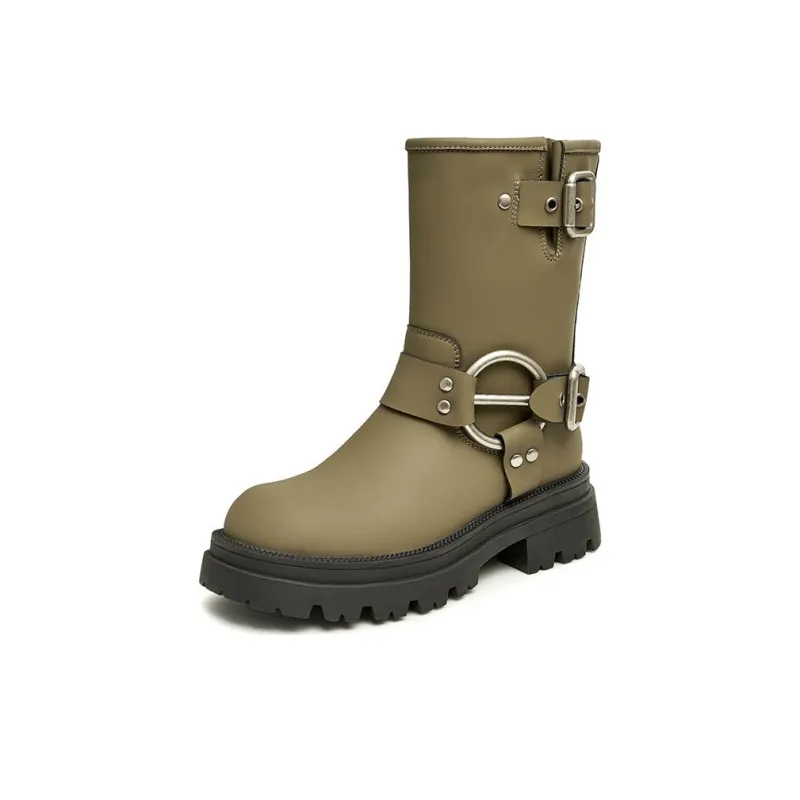 TATA Ankle Boots Women's Black/Green-6
