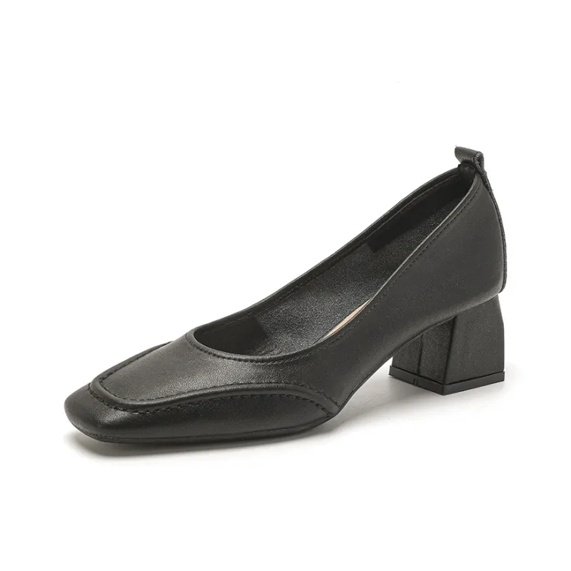 YAFEI XUANYU Chunky Heel High Heels 5cm Women's-0