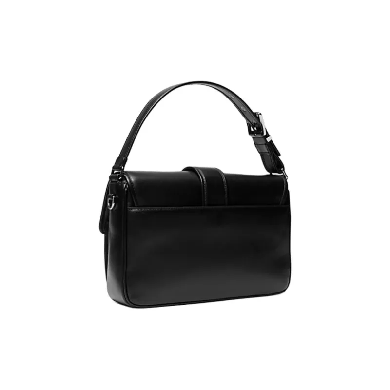 MICHAEL KORS Colby Leather Messenger Bag Handbag Medium Size Women's Black-1