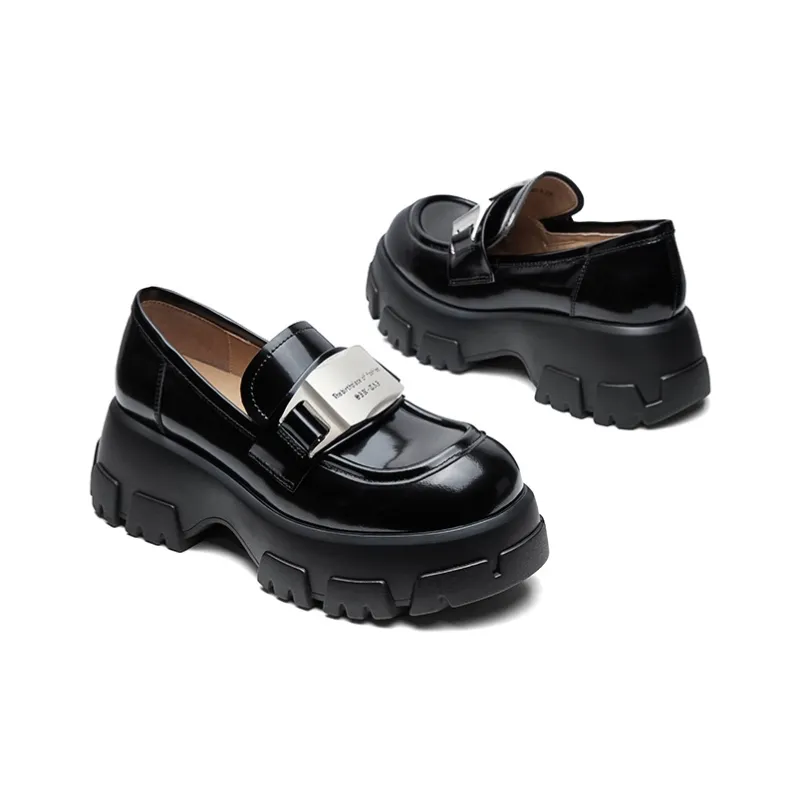 CHERYKALLY Chunky Heel High Heels 6.5cm Women's Ecru-8