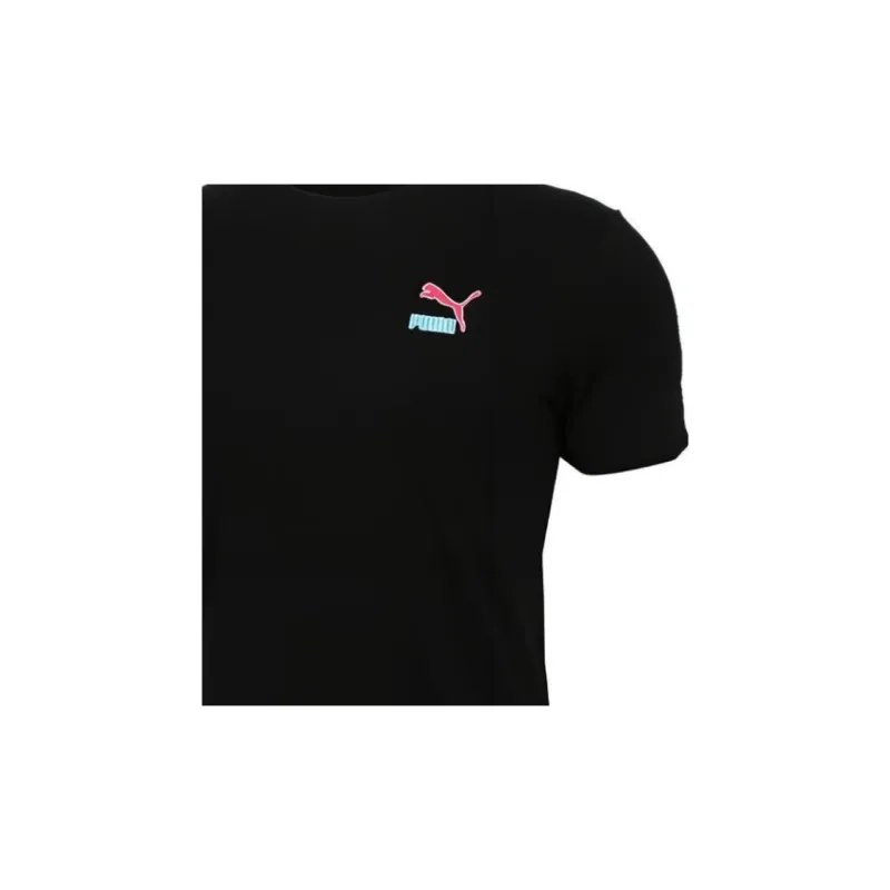 PUMA T Shirts Men Black-6