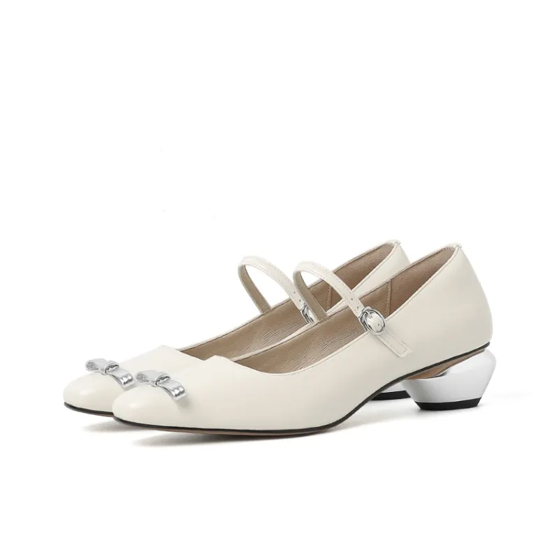 Naiyee Chunky Heel High Heels 4cm Women's-9