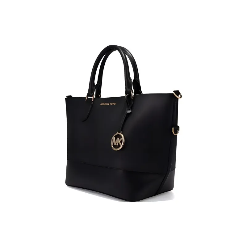 MICHAEL KORS MICHAEL KORS Handbag Collection Trista Cow Leather Handbag Large Size Women's Black-1