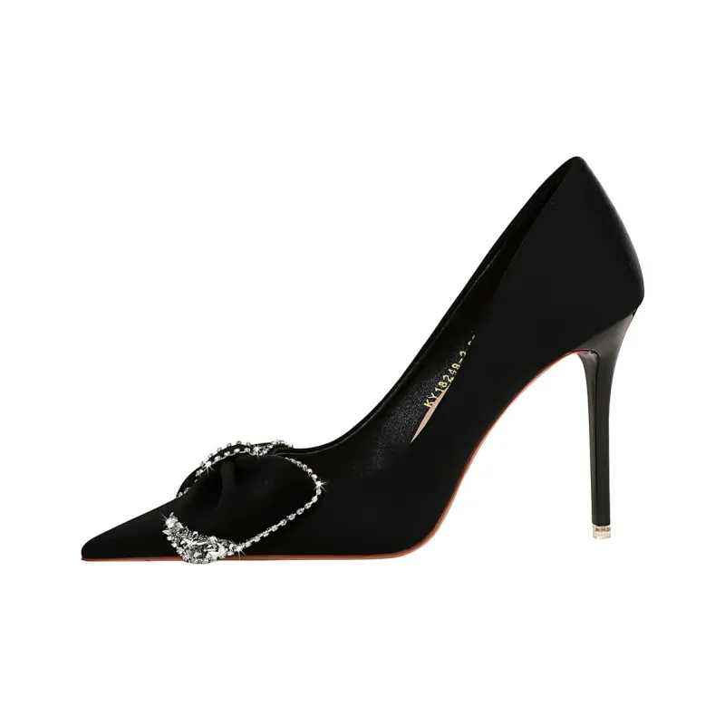 QITUMAUL Slim Heel High Heels Women's-9