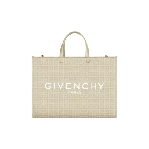 GIVENCHY Coated Canvas Tote Bag Shopping Bag Shoulder Bag Crossbody Bag Handbag Medium Size Women's Natural Beige