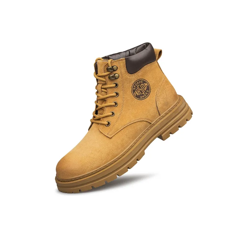 LAORENTOU Martin Boots Unisex Earth Yellow/Sand/Gray/Green-2