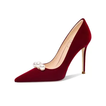 Holy Rose Slim Heel High Heels Women's Red