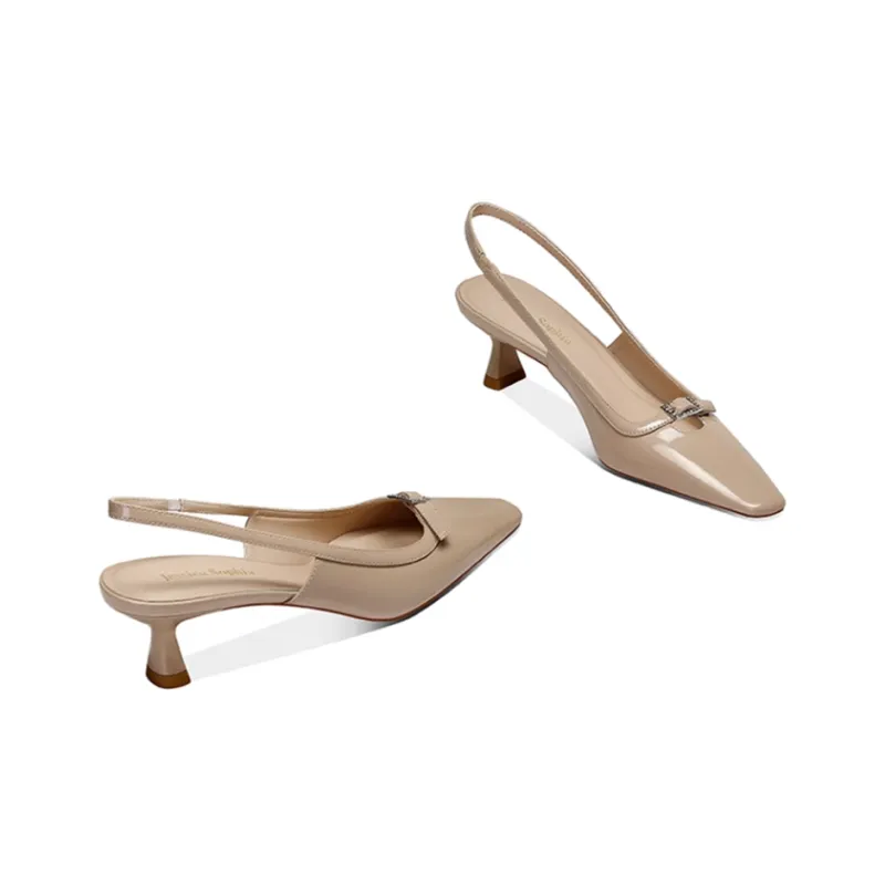 JESSICA SOPHIA Chunky Heel High Heels 4.5cm Women's-3