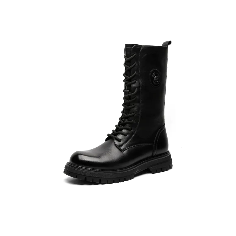 Chi Wolf Ankle Boots Men's Black-1