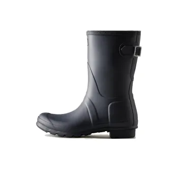 HUNTER Original Short Ankle Boots Women's Black