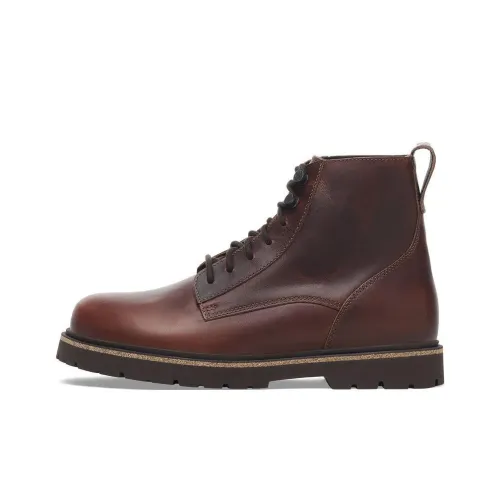 Birkenstock Highwood Series Short Martin Boot Men's Brown Narrow Fit