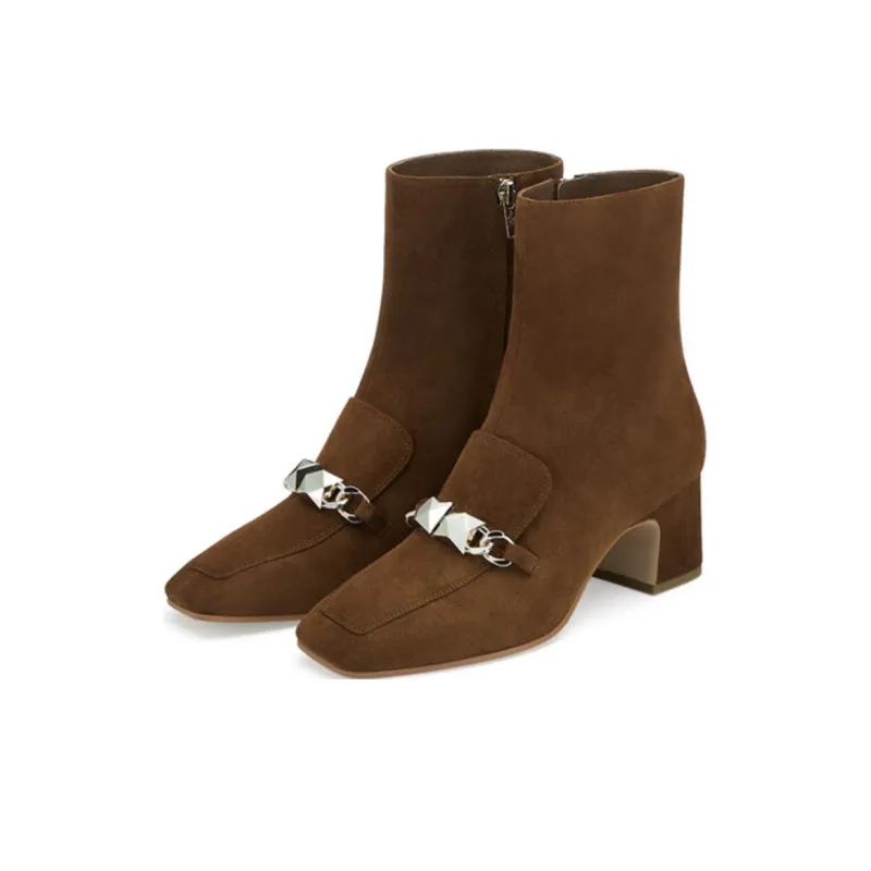 ASH CAROLE Ankle Boots Women's Brown-1