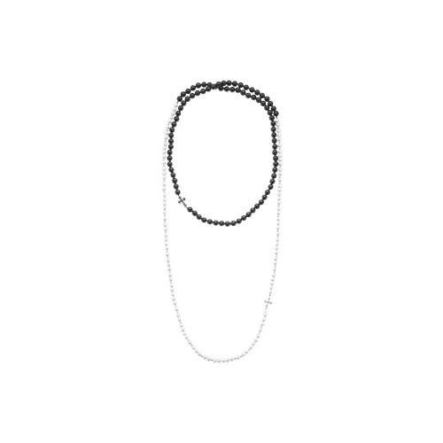 WEEKEND MaxMara Metal, Glass, Acrylonitrile Butadiene Styrene ABS Necklaces Unisex Gold